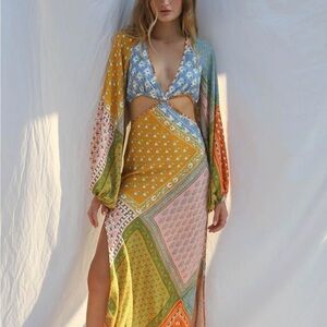 Jen's Pirate Booty Floral Patchwork Dress